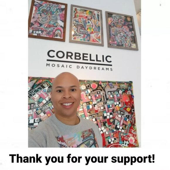 Charlie Brown Snoopy Peanuts 16x20 Original Handmade Painting Wall Fine Art - Picture 6 of 6